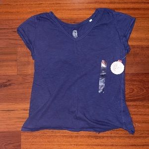 Brand new! SO Girls Navy blue V-neck T-Shirt